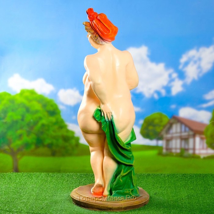 Садовая фигура из полистоуна «Банщица», 98×40×40 см