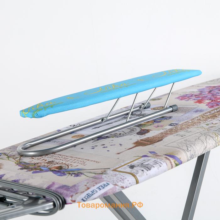 Доска гладильная Nika, 122×40 см, регулируемая высота до 90 см, МИКС