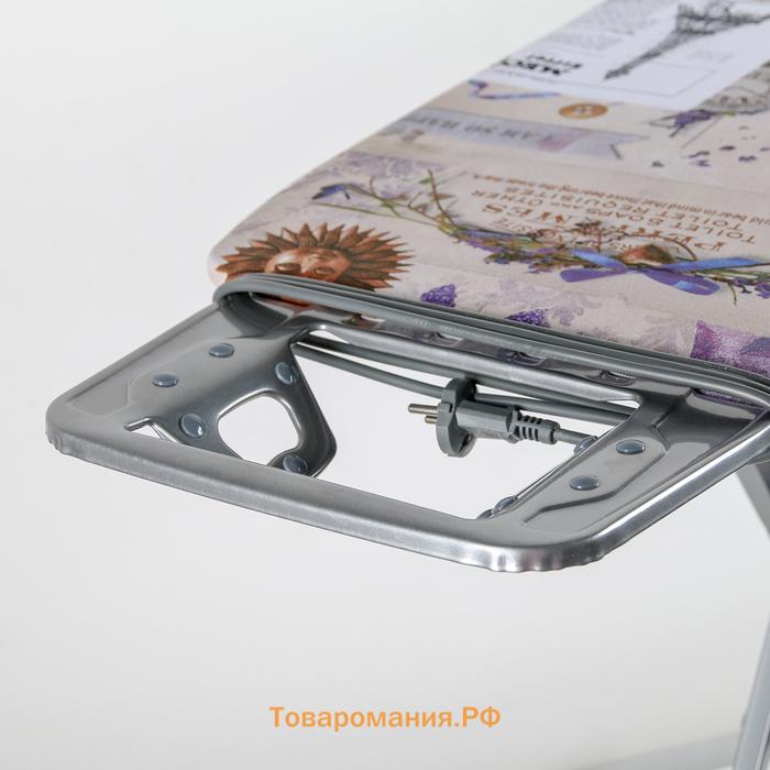 Доска гладильная Nika, 122×40 см, регулируемая высота до 90 см, МИКС