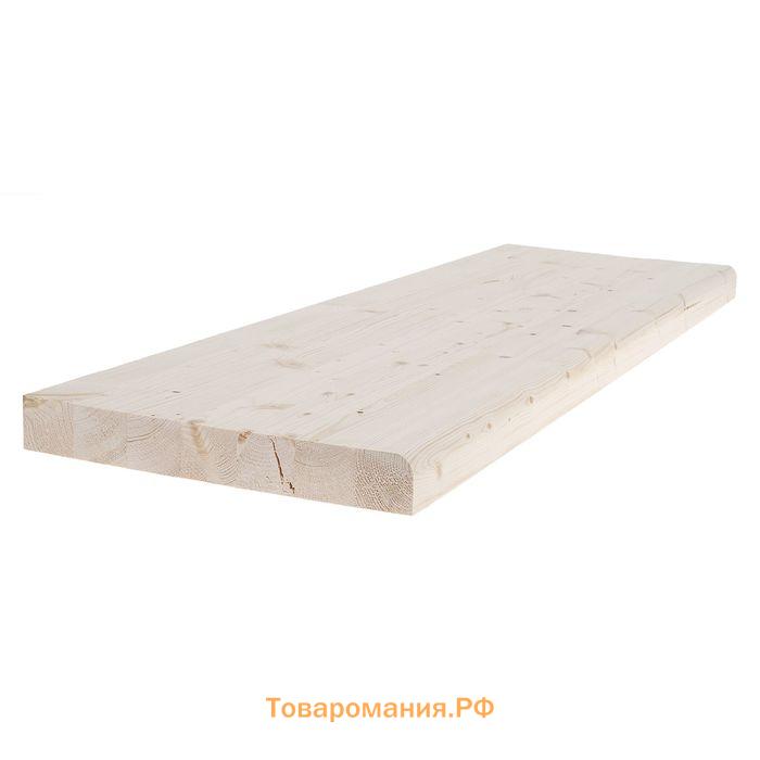 Ступень для лестницы, хвоя сорт АВ, 40×300×1000 мм