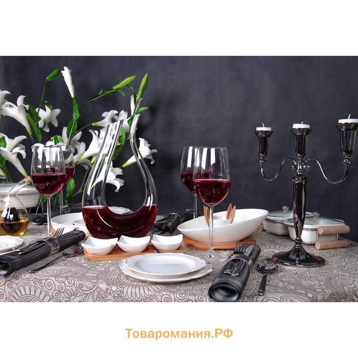 Декантер Magistro «Совиньон», 1.3 л, стекло, прозрачный