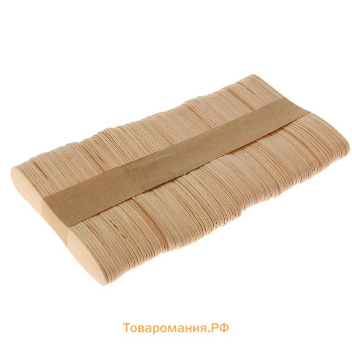 Палочки для мороженого , дерево, 7.5×1.1-1.5 см, 100 шт.