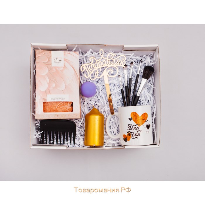 Спонж для макияжа в футляре «Капля», 6 × 4 см, увеличивается при намокании, цвет МИКС