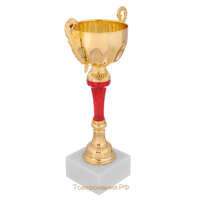 Кубок 153В, наградная фигура, золото, подставка камень, 25 х 13 х 8 см