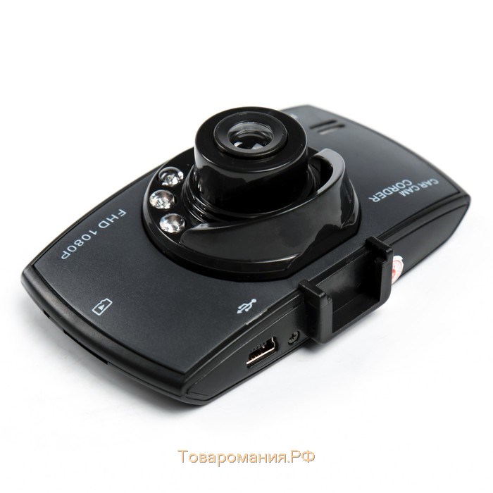 Видеорегистратор TORSO, 1080P, TFT 2.4, обзор 120°, черный