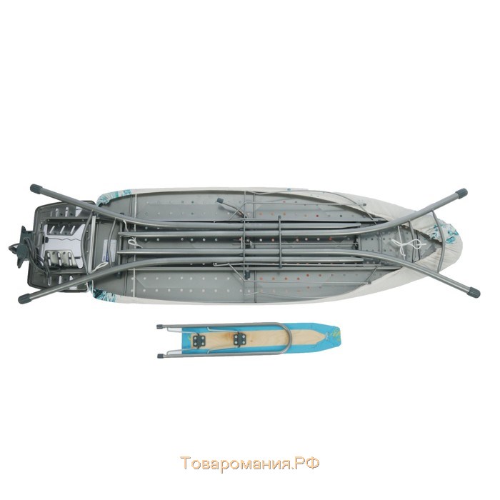 Доска гладильная Nika «Эльза де люкс», 124×40 см, металл, регулируемая высота до 93 см рисунок микс