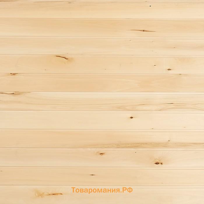 Вагонка, липа, сорт C, 200×8.8×1.5 см, в упаковке(1.76 м2), 10 шт.
