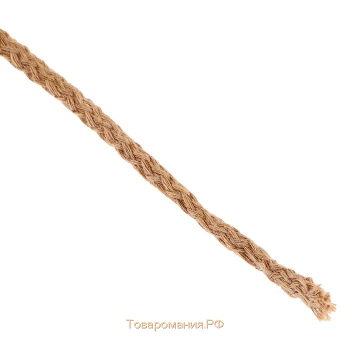 Шнур для вязания "Пухлый" 100% хлопок ширина 5мм 100м (св.бежевый)