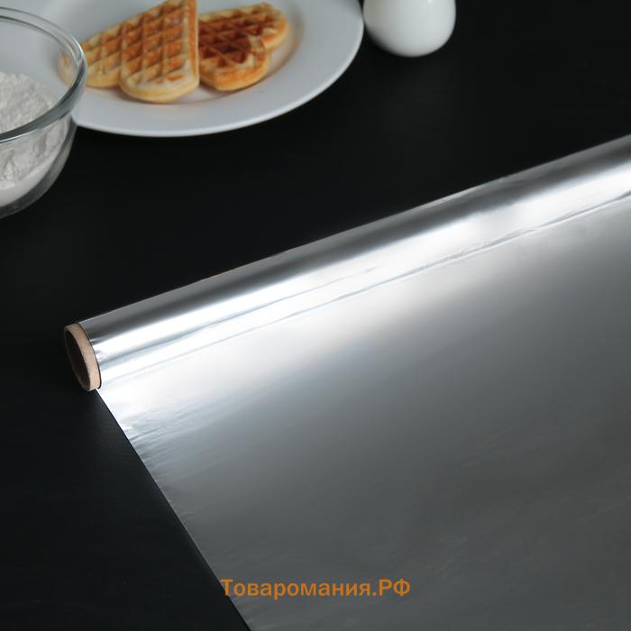 Фольга пищевая алюминиевая «», 29 см × 20 м, 9 мкм