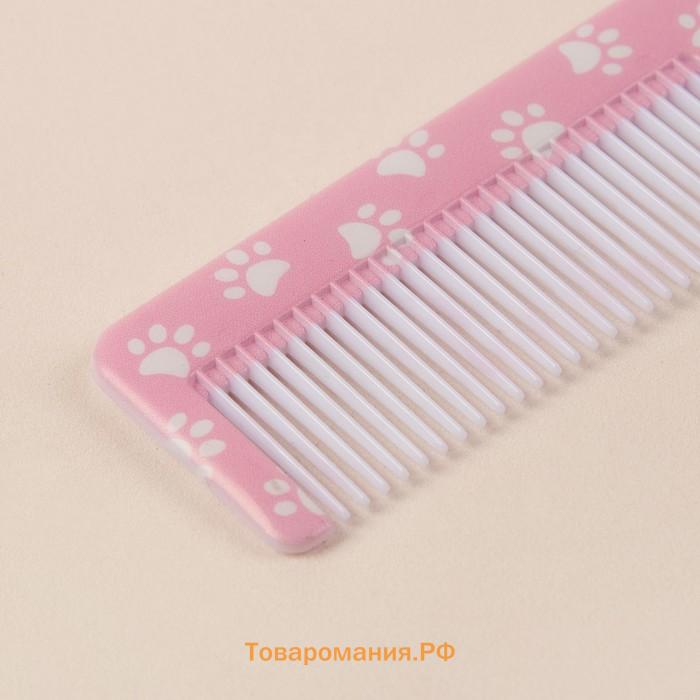 Расчёска фигурная «Кошечка», 14.5×3.5(±1) см