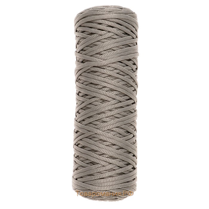 Шнур для вязания "Классика" 100% полиэфир 3мм 100м  (283 св.серый) МИКС