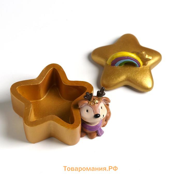 Новогодняя шкатулка «Новый год: Оленёнок»
