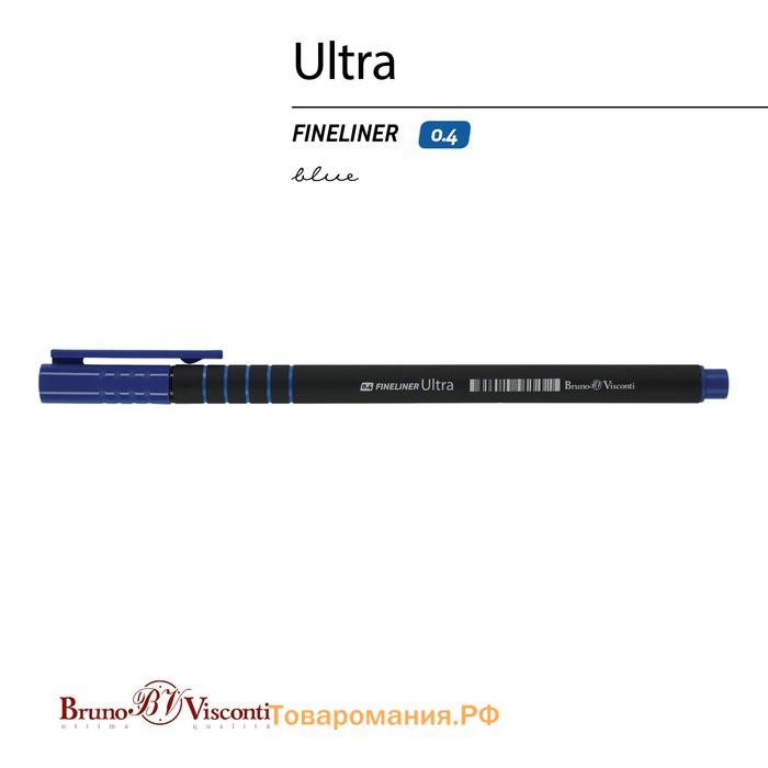 Ручка капиллярная Ultra FINELINER, узел 0.4 мм, стержень синий
