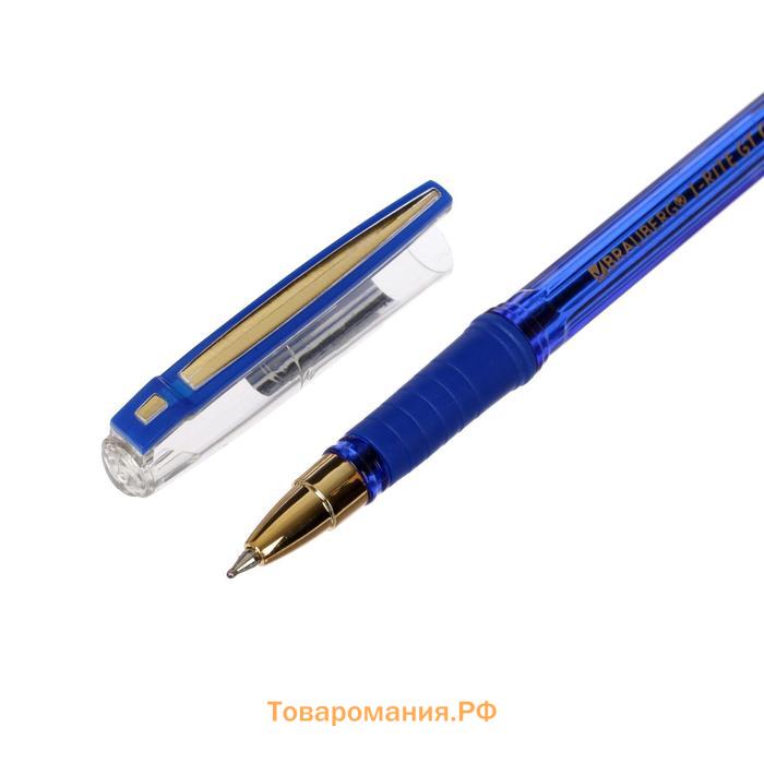 Ручка со стираемыми чернилами, гелевая, BRAUBERG «X-ERASE» 0.7 мм, грип, корпус синий, синие чернила