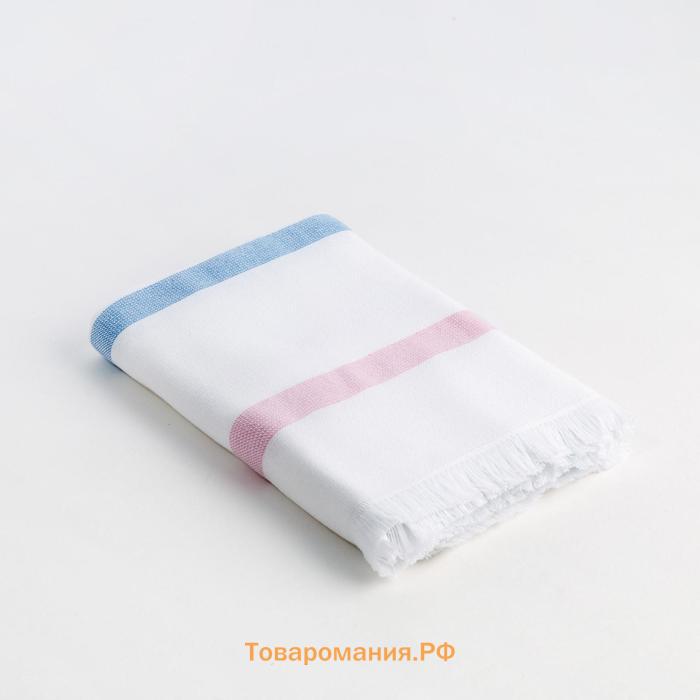 Полотенце махровое двухстороннее «. Вояж», 50×90 см, хлопок 100% , белое