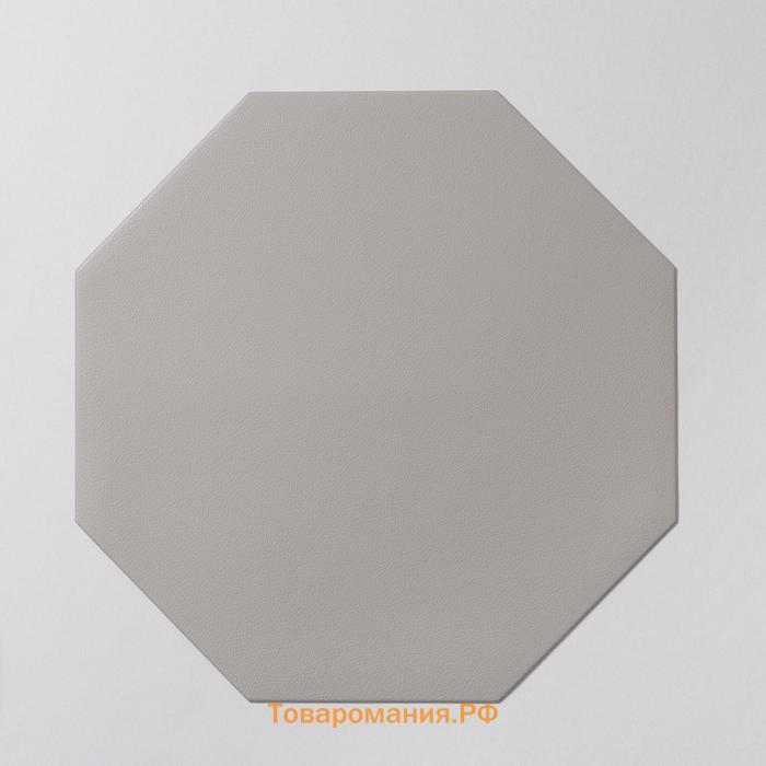 Салфетка сервировочная на стол «Тэм», 38×38 см, серая