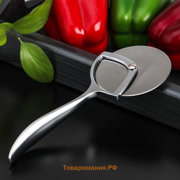 Нож для пиццы и теста Magistro Volt, нержавеющая сталь, серебристый