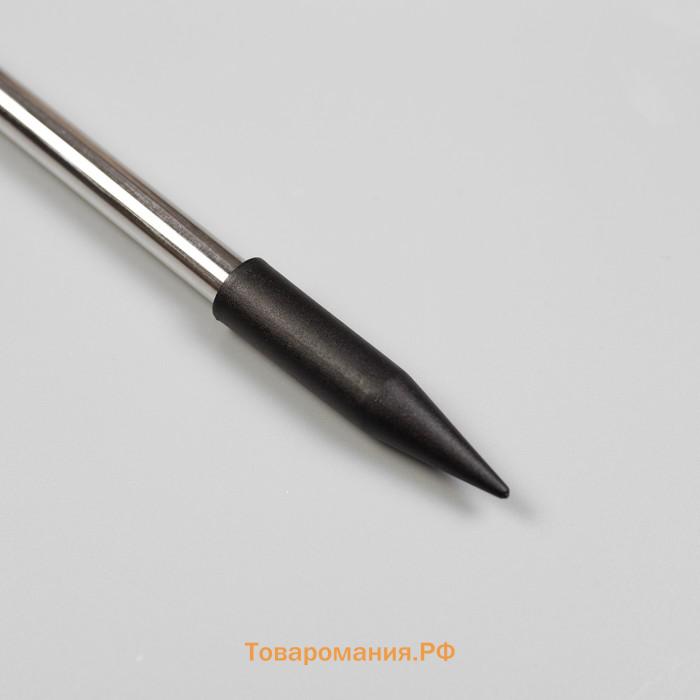 Садовый светильник на солнечной батарее «Роза жёлтая», 75 см, 1 LED, свечение белое