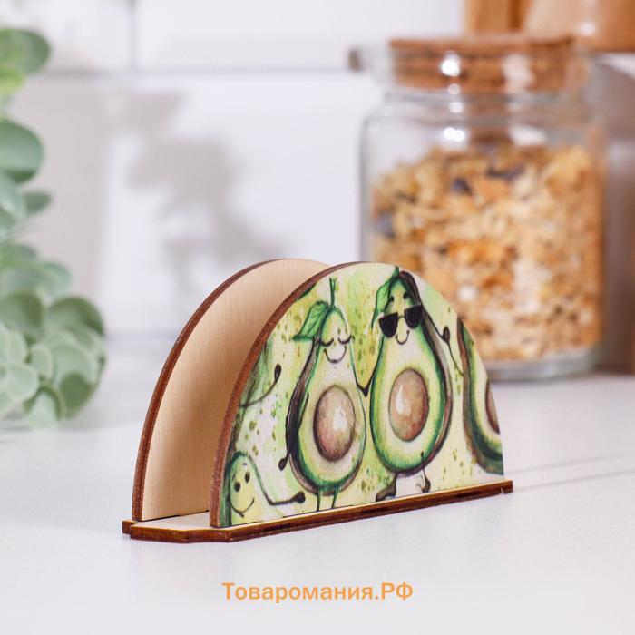 Салфетница «Авокадо», 13.5×3.1×6 см