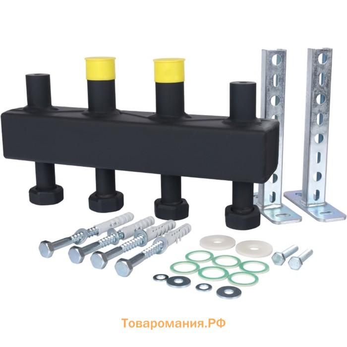 Коллектор распределительный STOUT SDG-0016-002502, 2 отопительных контура, DN 20, теплоизол.