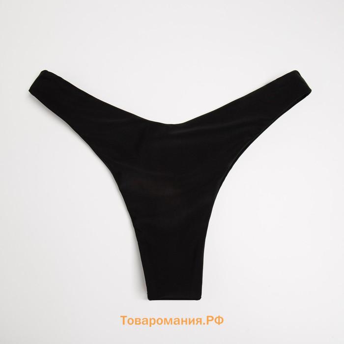 Плавки купальные женские MINAKU бикини, цвет чёрный, размер 46