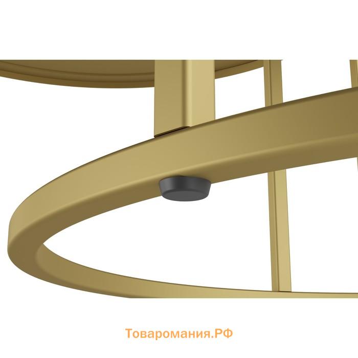 Комплект журнальных столов «Джуан», 755(555) × 755(555) × 445(345), цвет неро