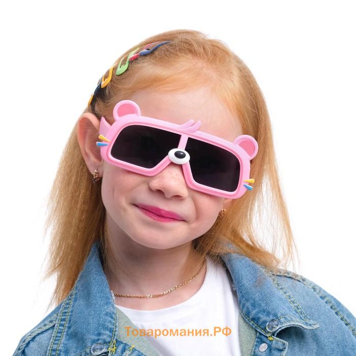 Очки солнцезащитные детские поляризационные, TR90, ширина 14 см, дужки 14 см