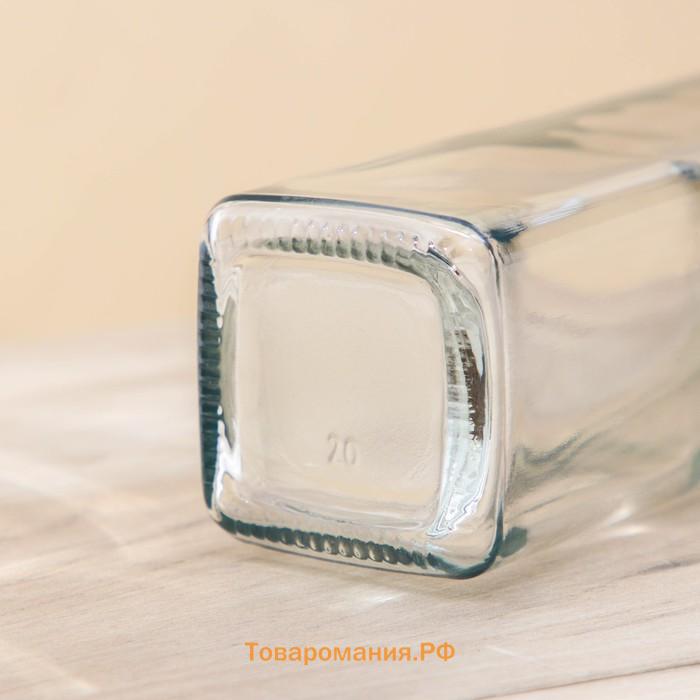 Бутылка стеклянная для соусов и масла, 500 мл, 5,5×27 см