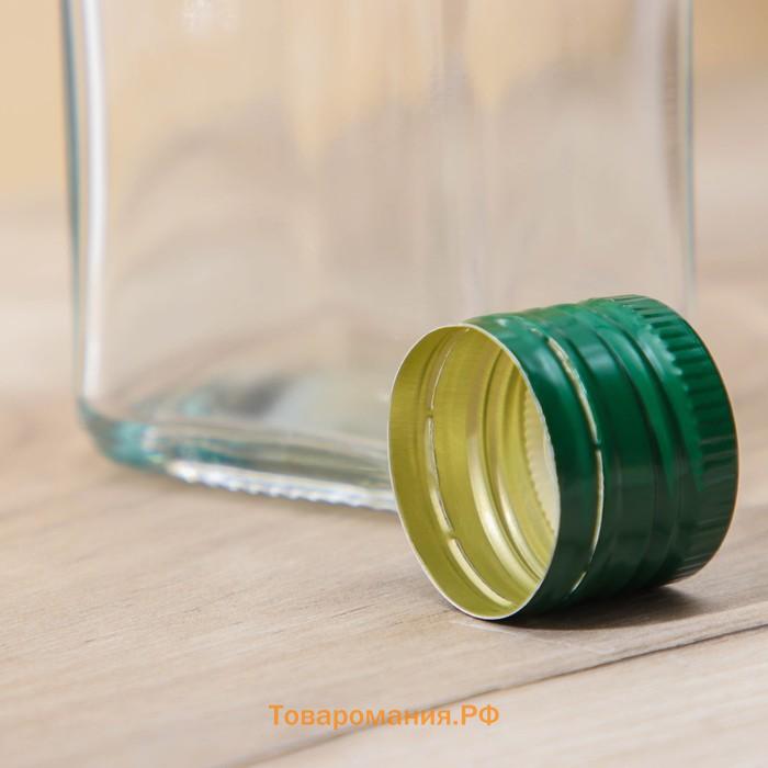 Бутылка стеклянная для соусов и масла, 500 мл, 5,5×27 см