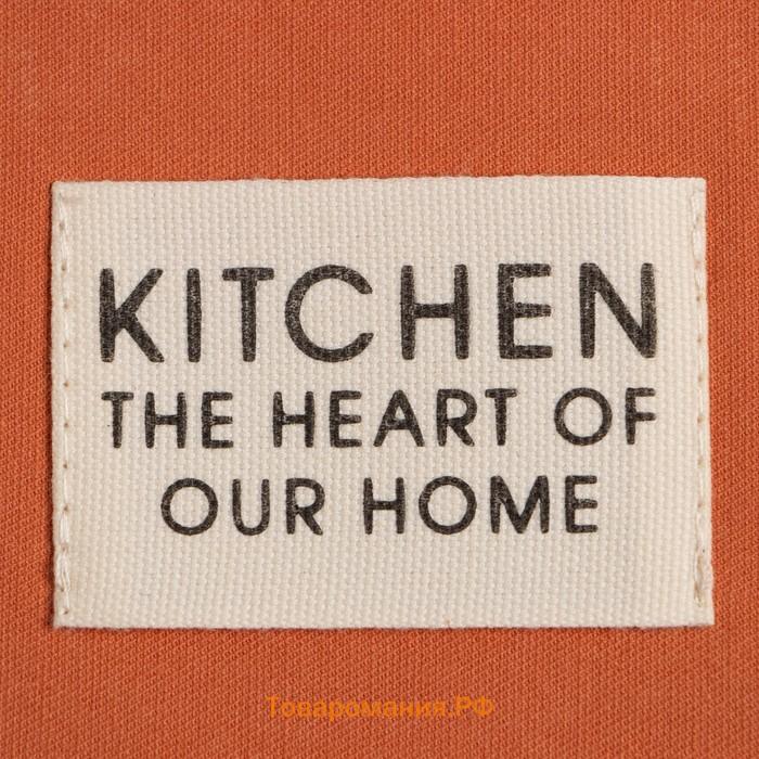 Дорожка на стол  Kitchen 40×150 см, оранжевый, 100% хлопок, саржа 220 г/м²