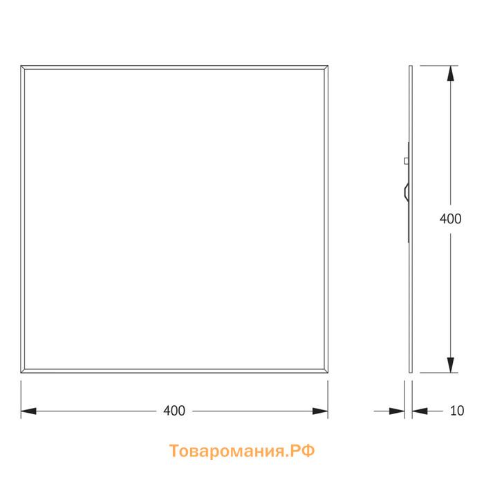 Зеркало Evoform, с фацетом, 5 мм, 40х40 см