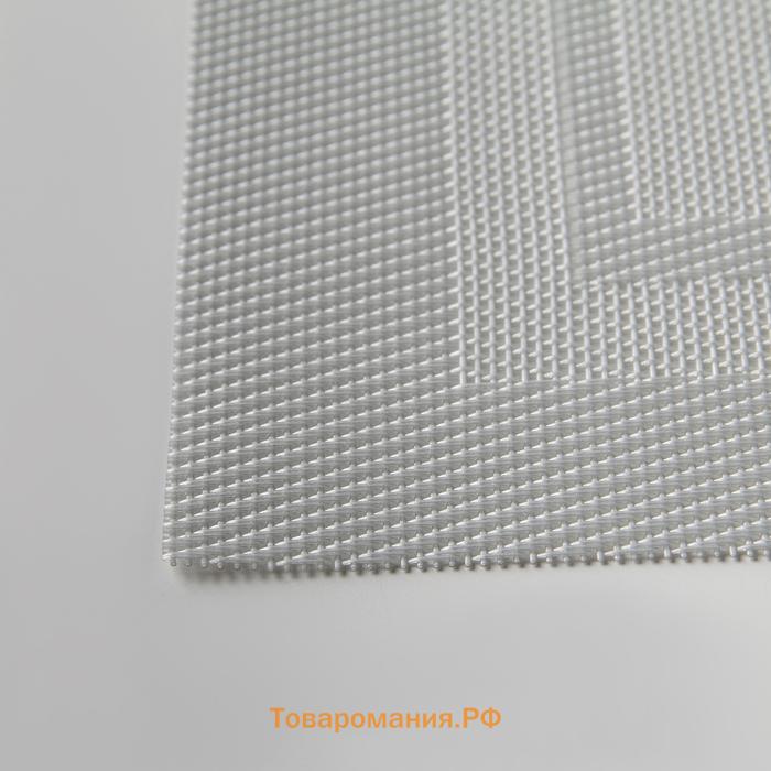 Салфетка сервировочная на стол  «Окно», 45×30 см бежевая