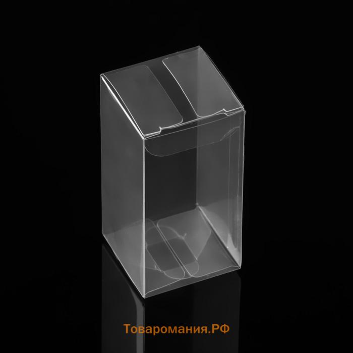 Складная коробка из PVC 4×4×8 см