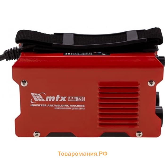 Сварочный аппарат инверторный МТХ MMA-220S, 220 А, диаметр электрода 1.6-5.0 мм