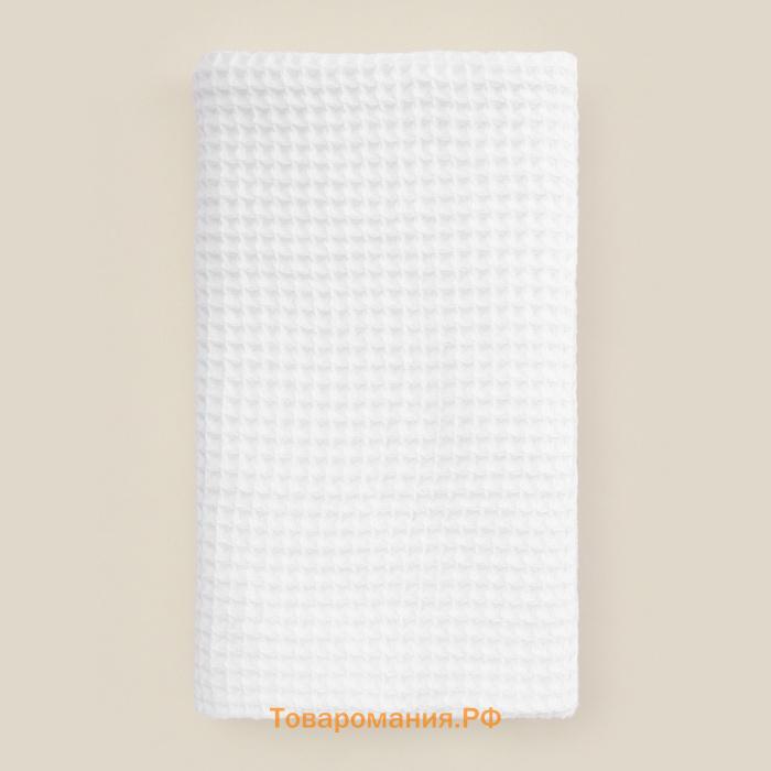 Полотенце вафельное SL HOME: Basic "Блан де Блан" 90х150 см, 100% хлопок, 340 г/м2