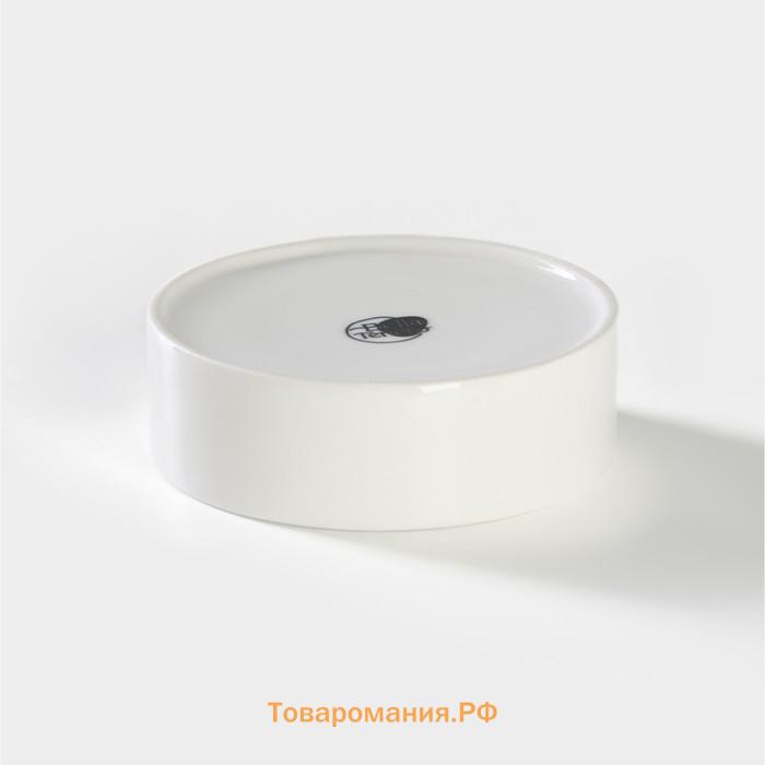 Подставки под кружки BellaTenero, d=10.8 см, набор 4 шт., на фарфоровой подставке, бамбук