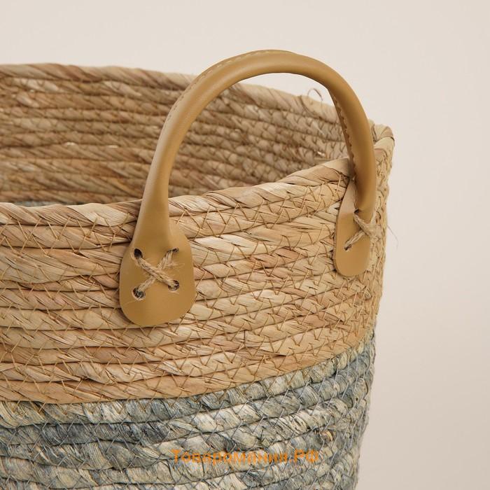 Корзины для хранения SL Home, плетёные, ручной работы, 3 шт., 33×23×16 см, 35×25×25 см, 35×25×25 см