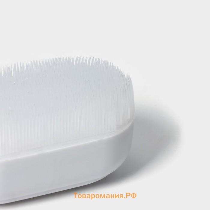 Щётка для обуви и одежды с мягким ворсом , 10×5.5×4.5, ворс 1.5 см