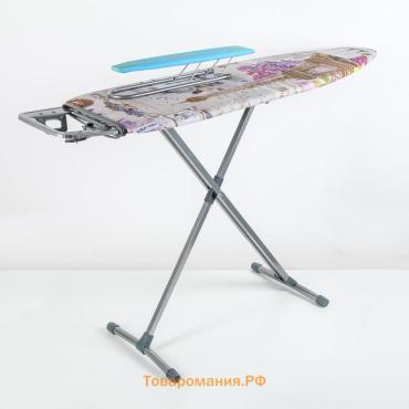 Доска гладильная Nika, 122×40 см, регулируемая высота до 90 см, МИКС