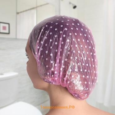 Шапочки для душа , 6 шт., МИКС