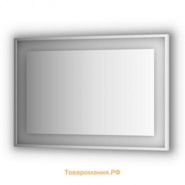 Зеркало в багетной раме со встроенным LED-светильником 27,5 Вт, 110x75 см, Evoform