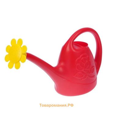 Лейка, 2.5 л, с рассеивателем, носик d=18 мм, цвет МИКС