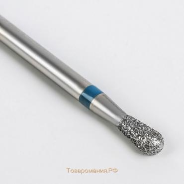 Фреза алмазная для маникюра «Обратный конус», средняя зернистость, 3,3 × 7 мм