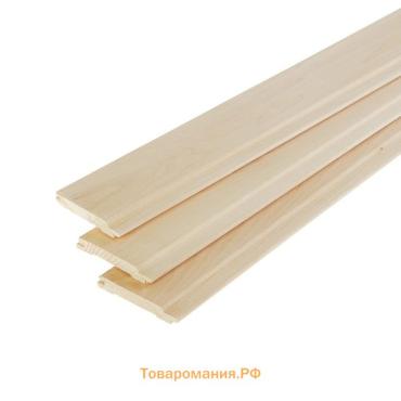 Вагонка, липа, сорт C, 200×8.8×1.5 см, в упаковке(1.76 м2), 10 шт.