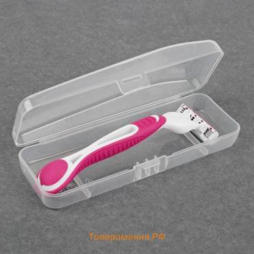 Футляр для бритвы,15×5×3 см, прозрачный