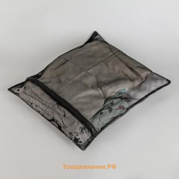 Мешок для стирки белья , 40×50 см, мелкая сетка, чёрный