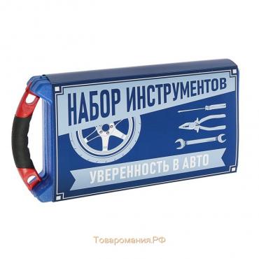 Набор инструментов в кейсе ТУНДРА, автомобильный, 1/2", 23 предмета