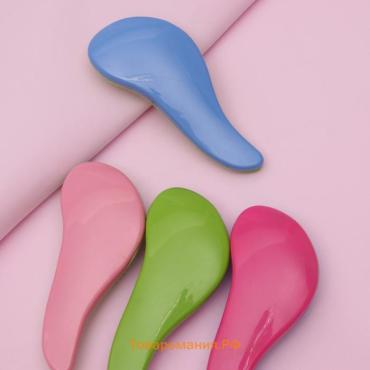 Расчёска массажная, 5.5×15(±1) см, PVC коробка, МИКС