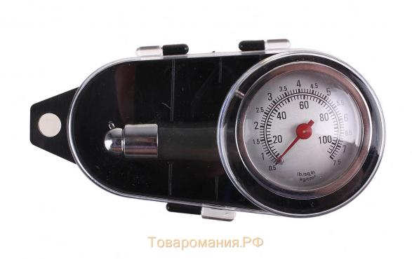 Манометр механический TORSO до 7.5 атм, сбросной клапан