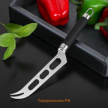 Нож для сыра  Venus, 30×8 см, нержавеющая сталь, чёрный